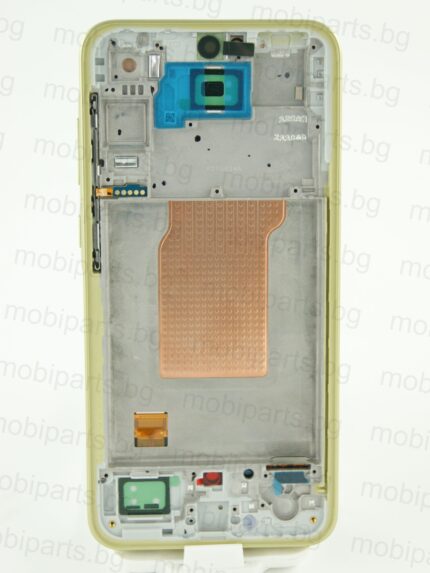 Дисплей за Samsung Galaxy A35 5G / SM-A356 Оригинал жълта рамка