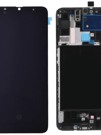 Дисплей с рамка за Samsung A70