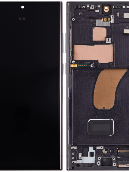 Дисплей с рамка за Samsung Galaxy S23 Ultra 5G Оригинален Service Pack